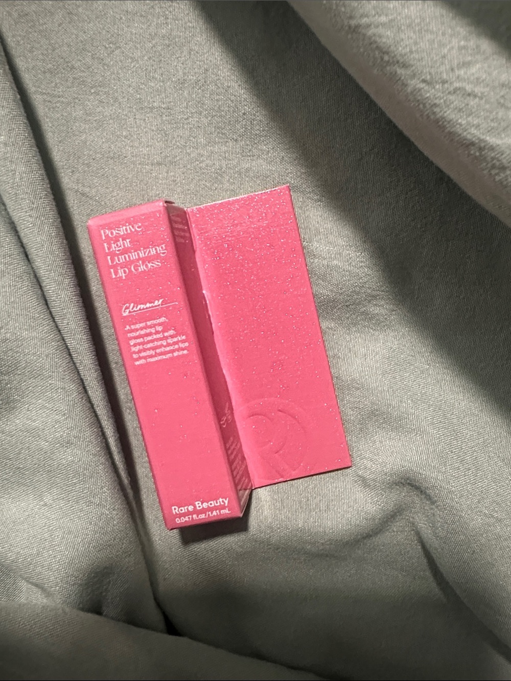 4/$15 rare beauty light luminizing lip gloss - glimmer